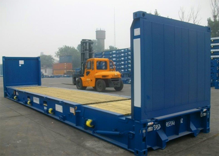 40ft flat rack container